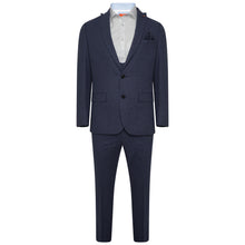 Load image into Gallery viewer, Harry Brown Light Blue Three Piece Slim Fit Wool Suit RRP £299
