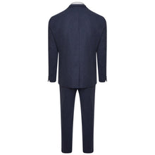 Load image into Gallery viewer, Harry Brown Light Blue Three Piece Slim Fit Wool Suit RRP £299
