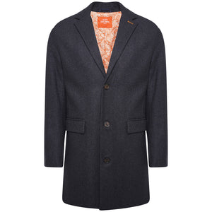 Harry Brown Charcoal Wool Overcoat RRP £135