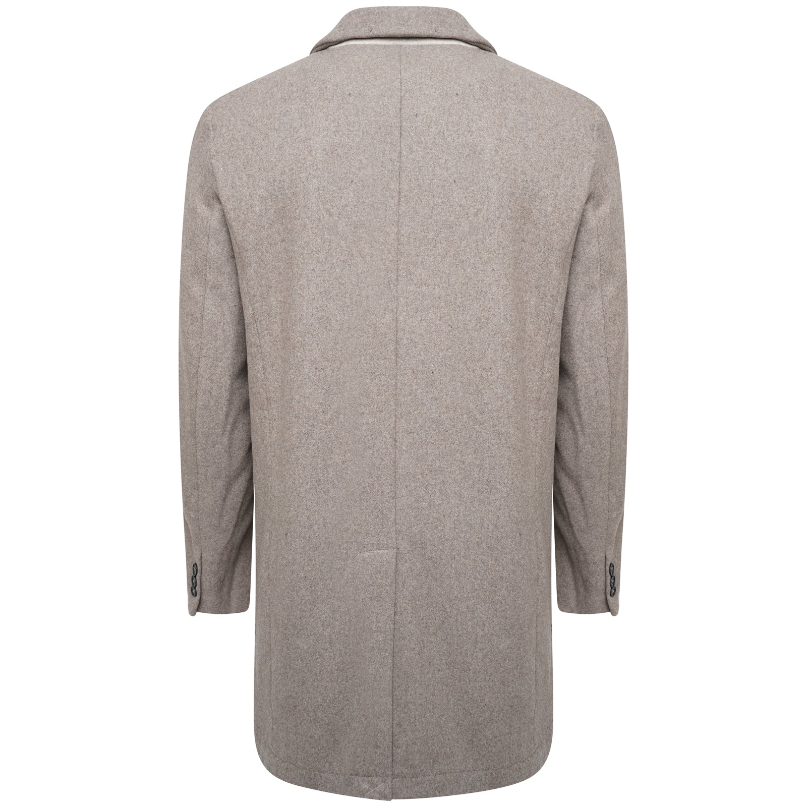 Harry Brown Oatmeal Wool Overcoat RRP £135