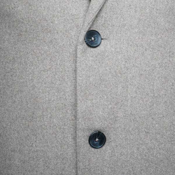 Harry Brown Oatmeal Wool Overcoat RRP £135