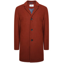 Load image into Gallery viewer, Harry Brown Rust Wool Overcoat RRP £135

