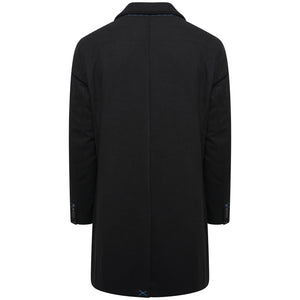 Harry Brown Black Wool Overcoat RRP £135