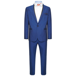 Harry Brown Blue Two Piece Slim Fit Suit RRP £239