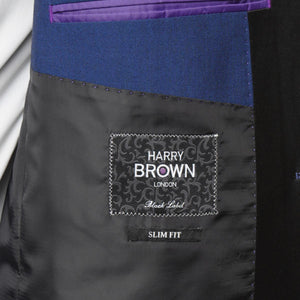 Harry Brown Blue Two Piece Slim Fit Suit RRP £239