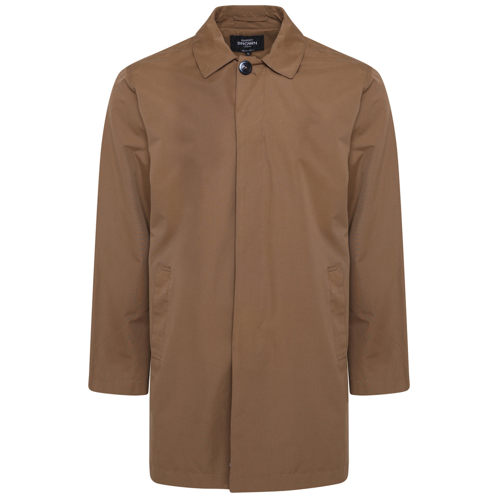 Harry Brown Mud Single Breasted Trench Coat RRP £139
