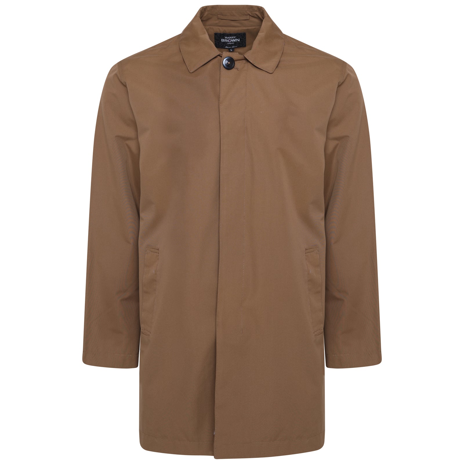 Harry Brown Mud Single Breasted Trench Coat RRP £139