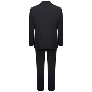 Harry Brown Black Three Piece Slim Fit Wool Suit RRP £245