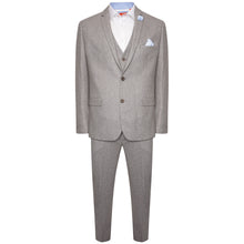 Load image into Gallery viewer, Harry Brown Three Piece Slim Fit Wool Suit in Grey RRP £299
