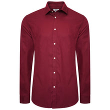 Load image into Gallery viewer, Harry Brown Cotton Shirt in Burgundy RRP £80
