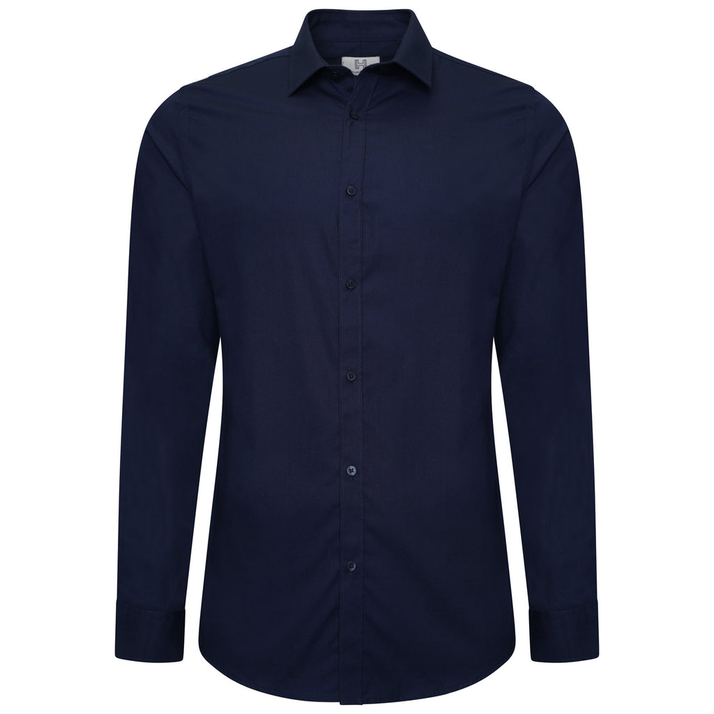 Harry Brown Cotton Shirt in Navy RRP £80
