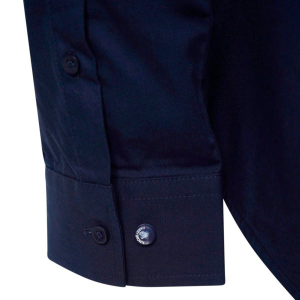 Harry Brown Cotton Shirt in Navy RRP £80