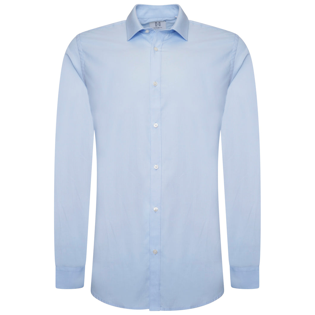 Harry Brown Cotton Shirt in Sky Blue RRP 380
