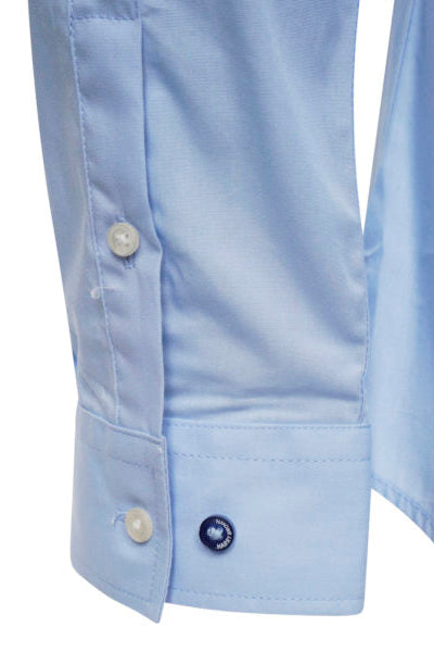 Harry Brown Cotton Shirt in Sky Blue RRP 380