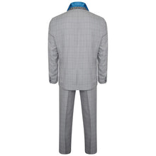 Load image into Gallery viewer, Harry Brown Three Piece Slim Fit Suit in Black / White Check RRP £299
