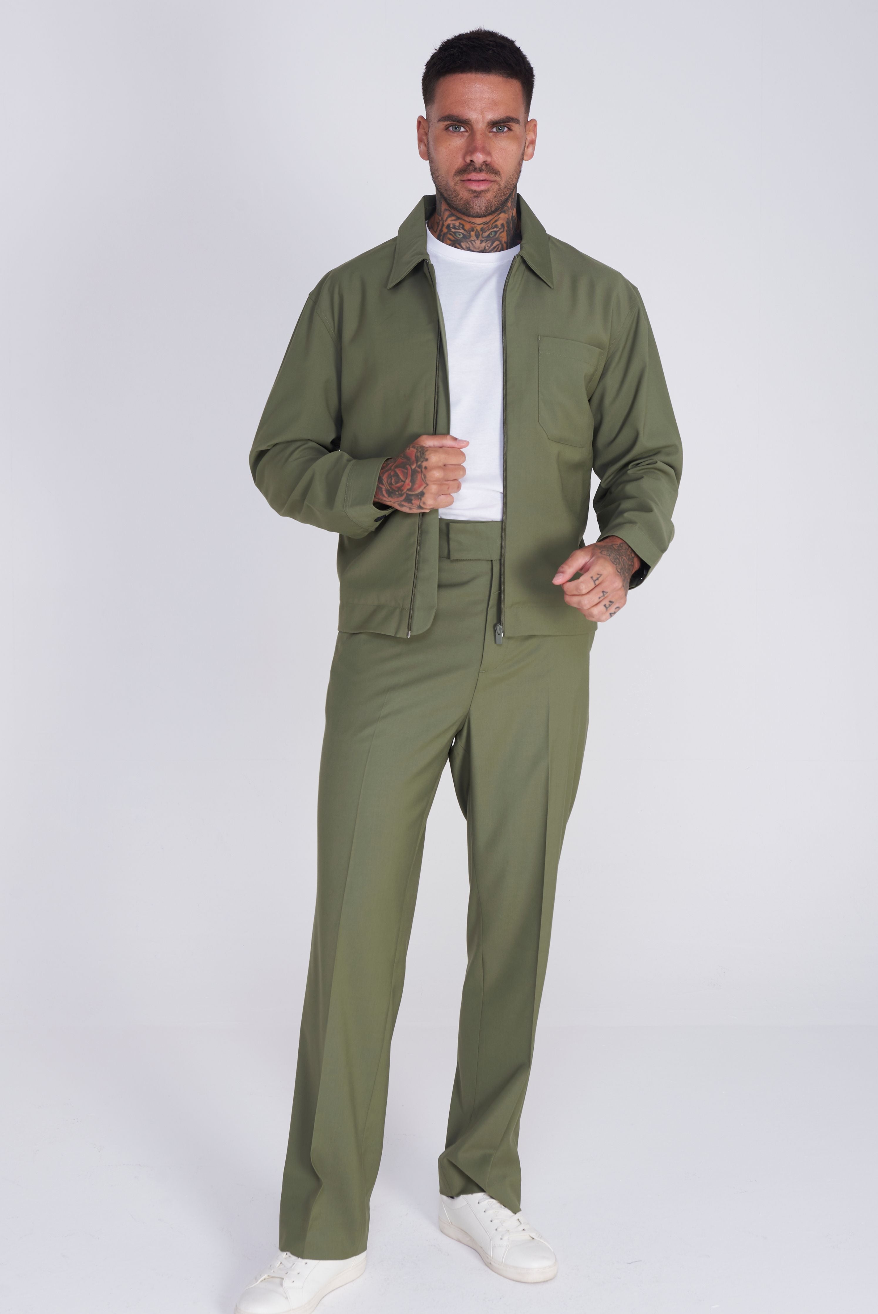 Malaga Harry Brown Trouser in Khaki RRP £80
