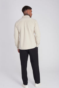 Lugo Over Shirt in Oatmeal RRP £75