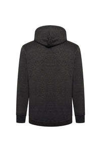 Grey Hawk Cotton Fleece Lined Zipped Hoodie Extra Tall in Charcoal RRP £88