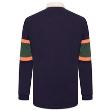Load image into Gallery viewer, Grey Hawk Long Sleeve Rugby Polo Shirt in Navy RRP £99
