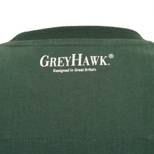 Load image into Gallery viewer, Extra-Tall Grey Hawk Essential Logo T-Shirt in Green RRP £42
