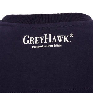 Grey Hawk Essential Logo T-Shirt in Navy RRP £42