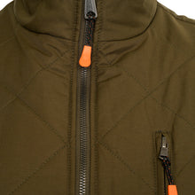 Load image into Gallery viewer, Grey Hawk Quilted Gilet in Khaki RRP £99
