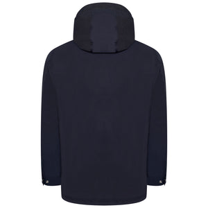 Harry Brown Navy Cotton Hooded King Size Coat RRP £129