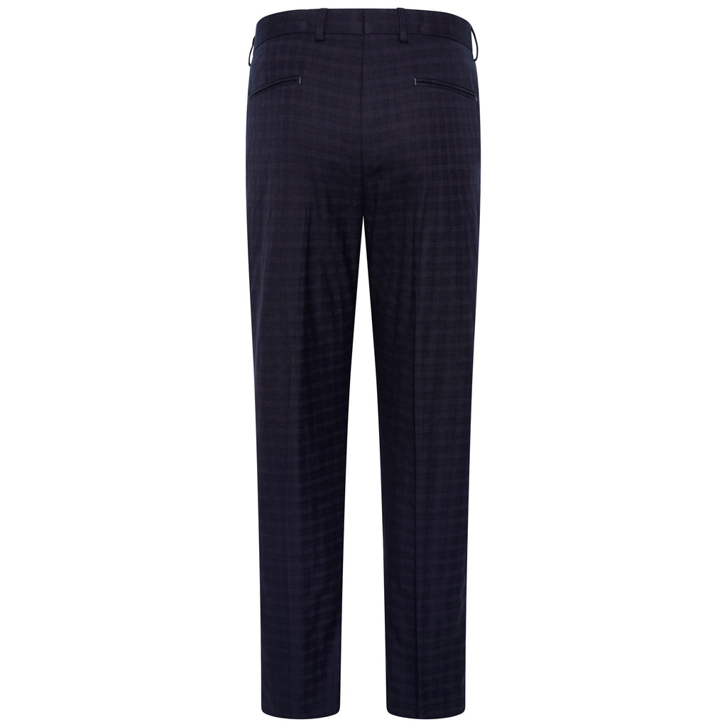 Harry Brown Trousers in Navy Check