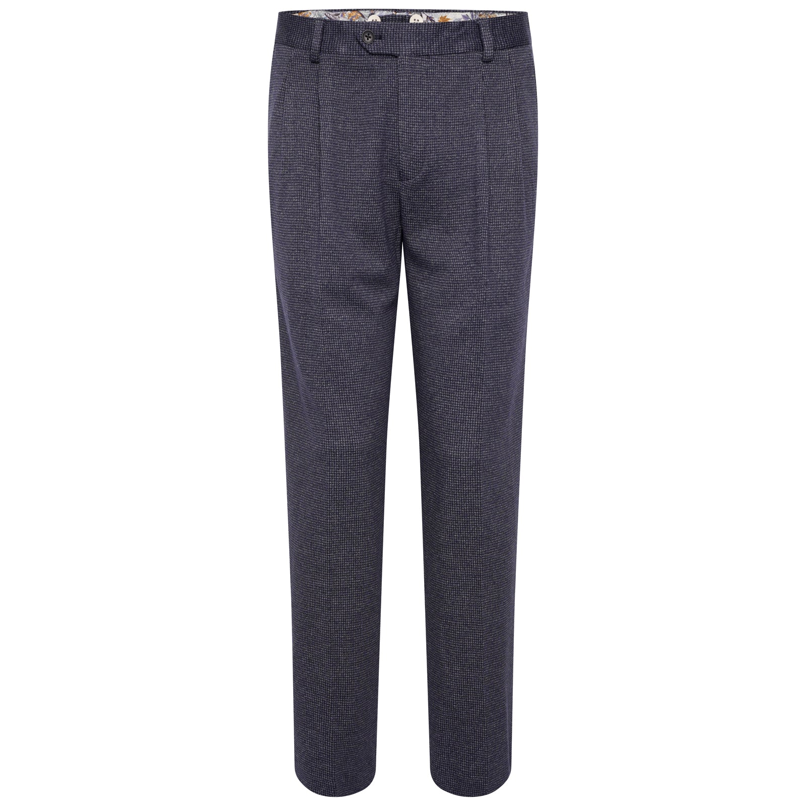 Harry Brown Trousers in Blue Texture