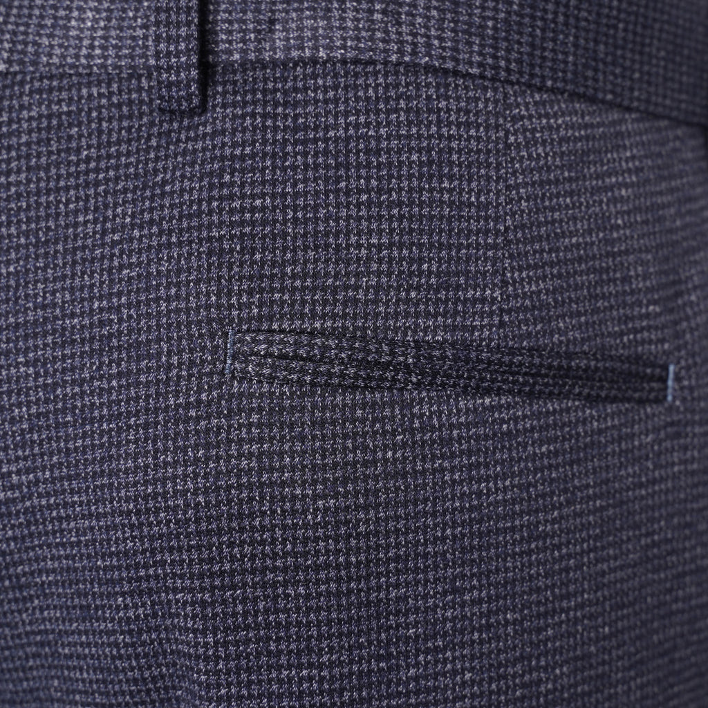 Harry Brown Trousers in Blue Texture