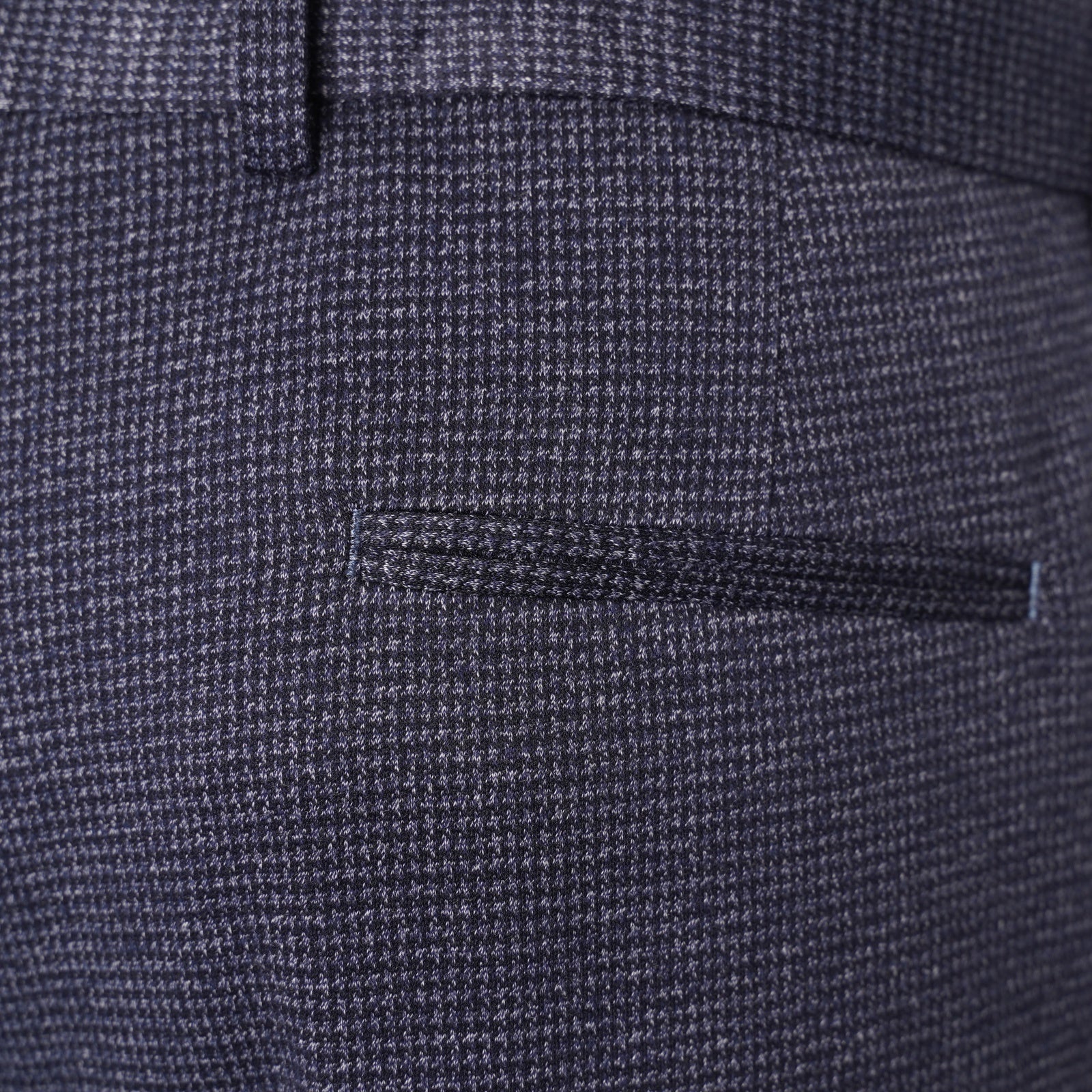 Harry Brown Trousers in Blue Texture