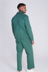 Cadiz Shacket Cotton Jacket in Green RRP £110
