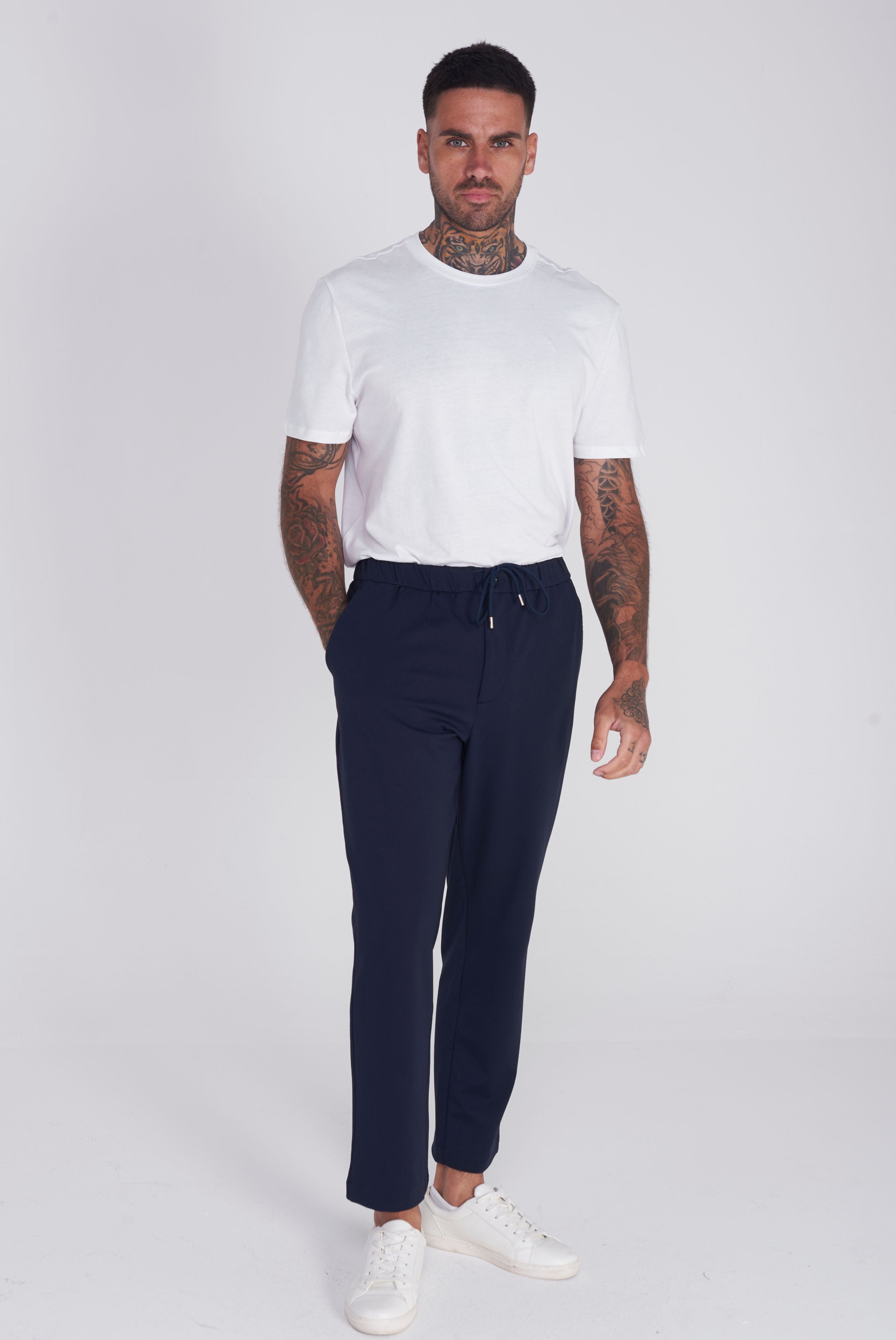 Girona Harry Brown Trouser in Navy RRP £80