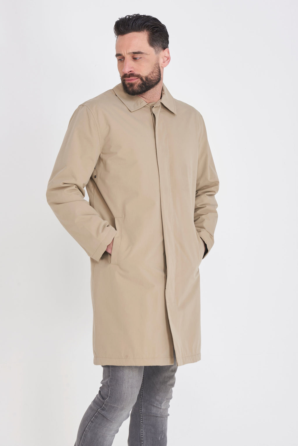 Carter & Jones Stone Rain Coat RRP £129