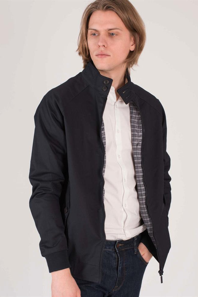 Paul Berman Navy Casual Harrington Jacket RRP 79.99
