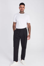 Load image into Gallery viewer, Rome Cotton Trouser in Black RRP £80
