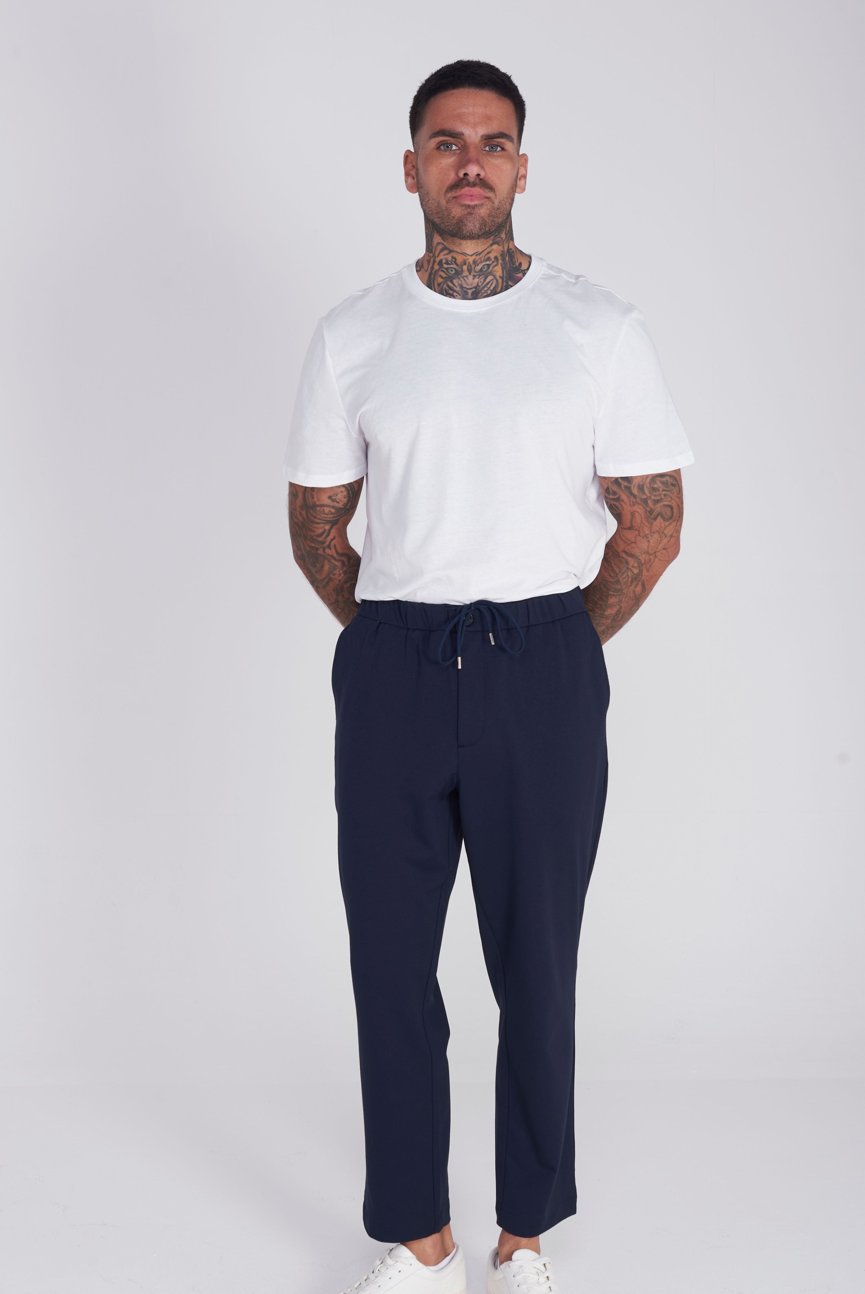 Girona Harry Brown Trouser in Navy RRP £80