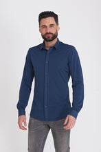 Load image into Gallery viewer, Harry Brown Pique Shirt in Blue RRP £80
