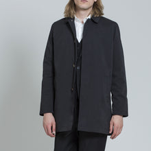 Load image into Gallery viewer, Harry Brown Black Single Breasted Trench Coat RRP £139
