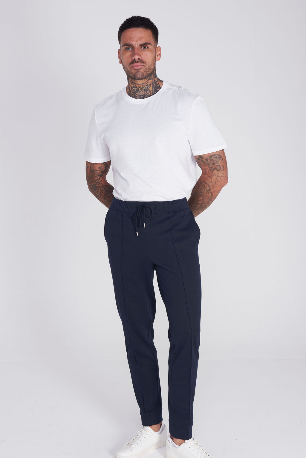 Rimini Cotton Trouser in Navy RRP £80