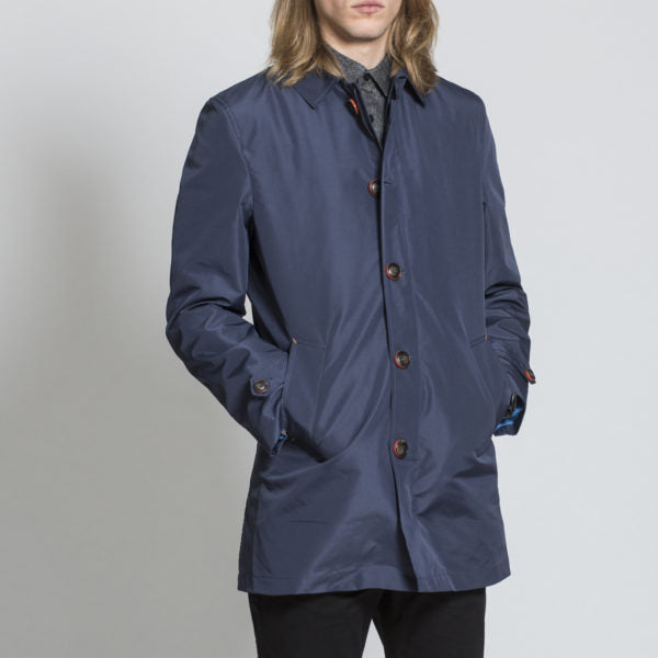 Harry brown Dark Blue Rain Mac with Detachable Lining RRP £150
