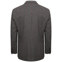 Load image into Gallery viewer, Harry Brown Grey-Brown Check Wool Blend Tailored Fit Blazer
