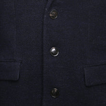Load image into Gallery viewer, Sawyers + Hendricks Navy Wool Overcoat

