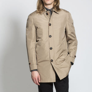 HARRY BROWN Toffee Rain Mac with Detachable Lining RRP £150