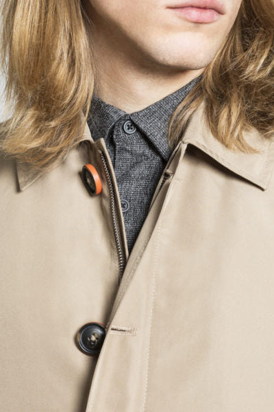 HARRY BROWN Toffee Rain Mac with Detachable Lining RRP £150