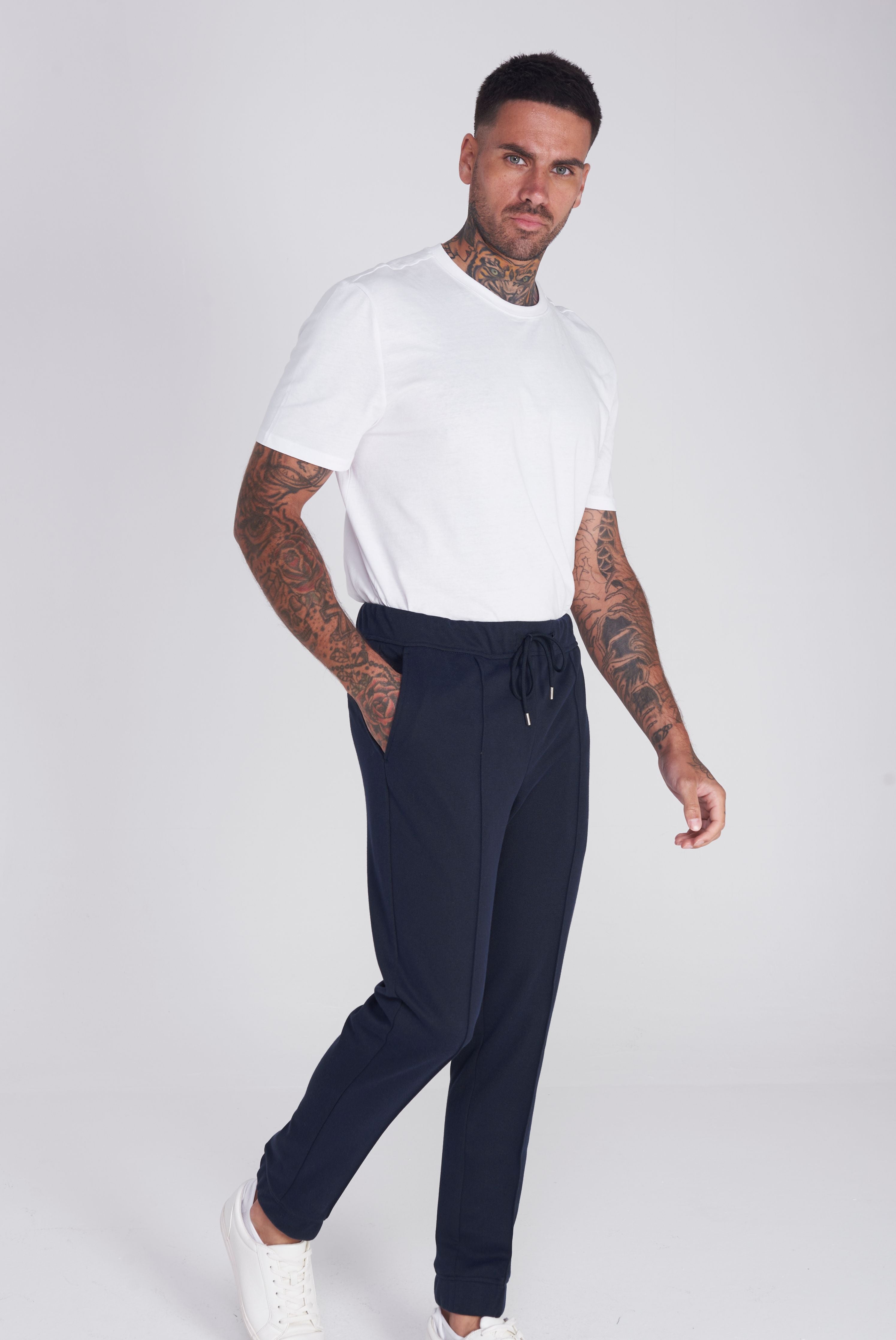 Rimini Cotton Trouser in Navy RRP £80