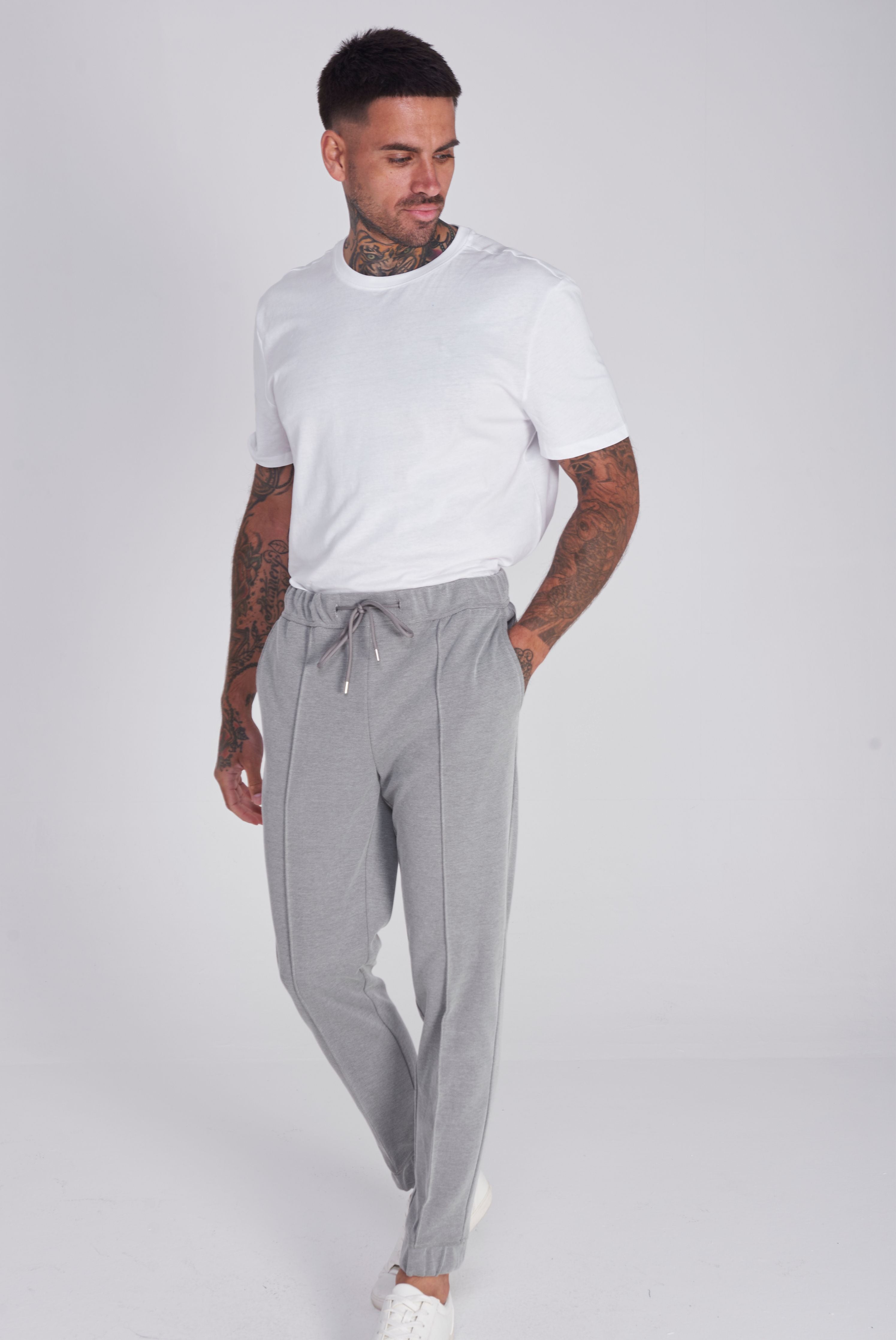 Alacante Cotton Trouser in Charcoal RRP £80
