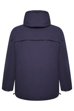 Load image into Gallery viewer, Grey Hawk Water Resistant Cotton Zip Hooded Jacket Extra Tall in Navy RRP £160
