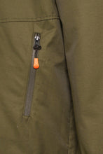 Load image into Gallery viewer, Grey Hawk Water Resistant Cotton Zip Hooded Jacket Extra Tall in Olive RRP £160
