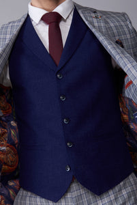 PeterNavy Single Breasted Waistcoat RRP £59.99